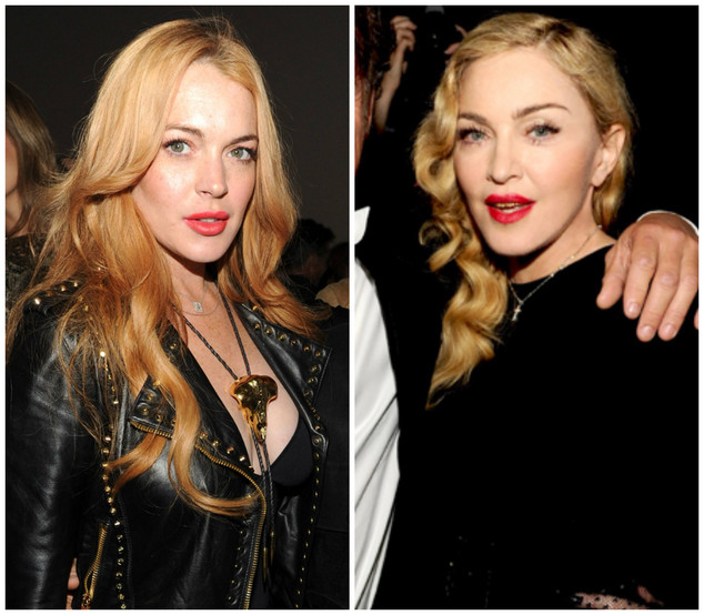 Lindsay Lohan, Madonna Lindsay Lohan, Madonna
